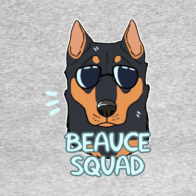 BEAUCERON SQUAD (black and tan cropped) by mexicanine